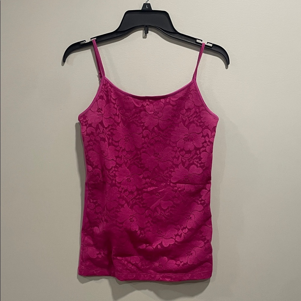Aeropostale Hot Pink Lace Camisole